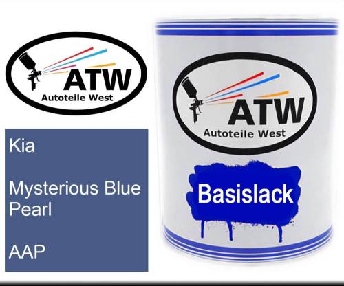 Kia, Mysterious Blue Pearl, AAP: 1L Lackdose, von ATW Autoteile West.